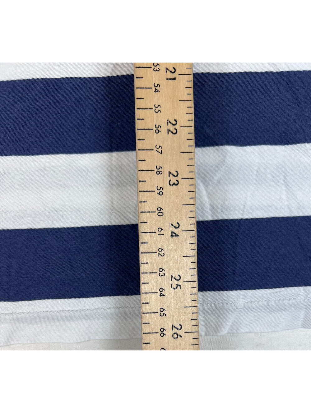 Polo Ralph Lauren Men Size M Blue White Striped Pocket T-Shirt Classic Fit - Picture 10 of 11